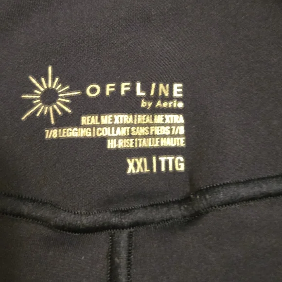 Womens Aerie Leggings.  Blue  XXL - Picture 3 of 5